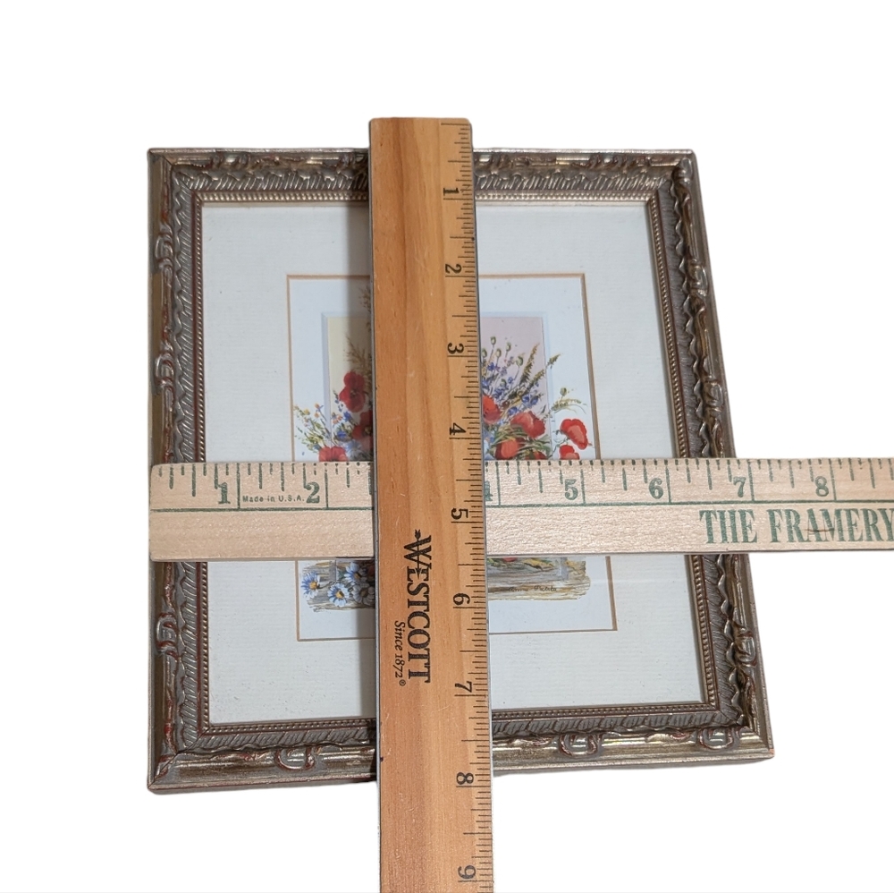 Anna Paleta small framed print flowers still life framed red poppies flaw - Picture 3 of 9